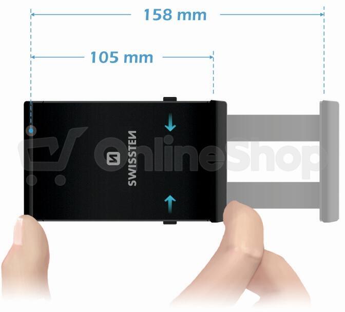DRŽÁK DO AUTA NA TABLET SWISSTEN S-GRIP T1-HK