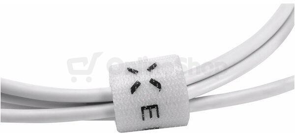 Dlouhý datový a nabíjecí kabel FIXED s konektory USB/Lightning, 2 metry, MFI certifikace, bílý