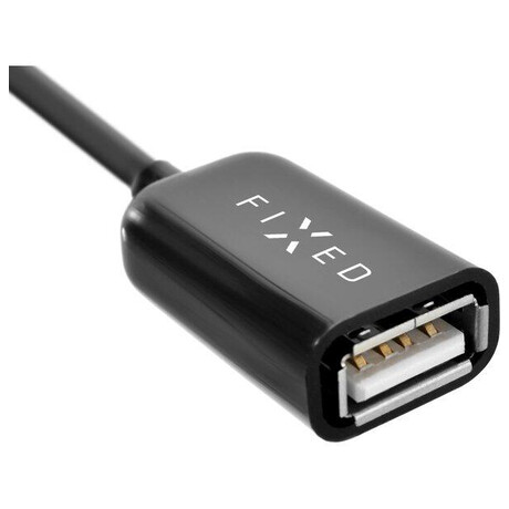 FIXED s&nbsp;konektory micro USB/USB, USB 2.0, 20&nbsp;cm, černý (foto 2)