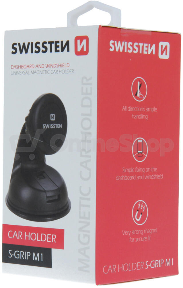MAGNETICKÝ DRŽÁK DO AUTA SWISSTEN S-GRIP M1