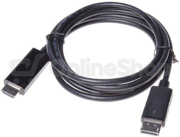 PremiumCord kabel DisplayPort-HDMI 1m