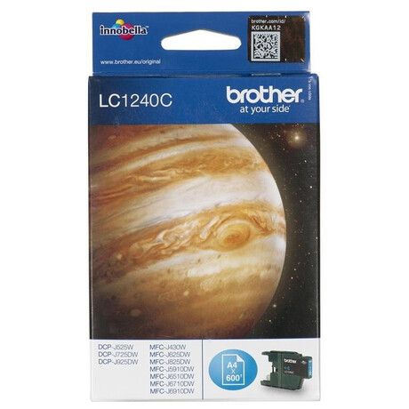 Inkoustov npl Brother LC-1240C, 600 stran originln - modr