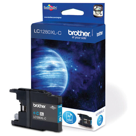 Brother LC-1280XLC, 1200 stran originln -modr (foto 1)