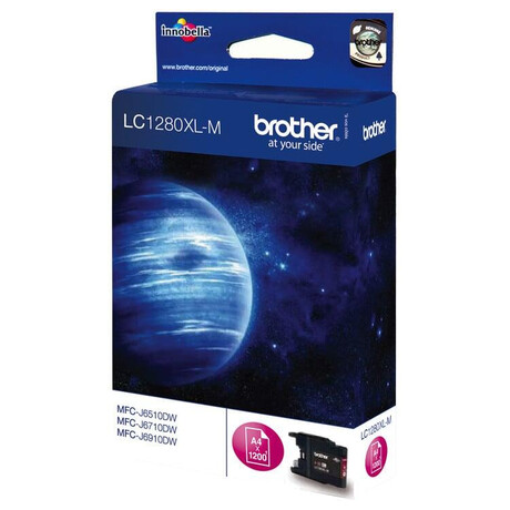 Inkoustov npl Brother LC-1280XLM, 1200 stran originln - erven