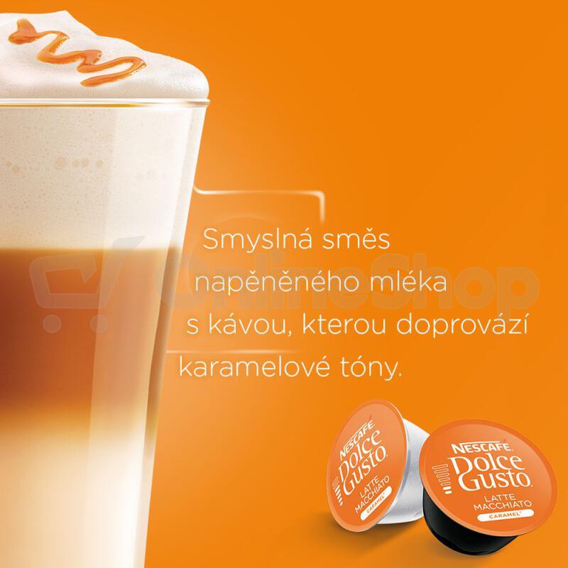 NESCAFÉ® Dolce Gusto® Latte Macchiato Caramel kávové kapsle 16 ks