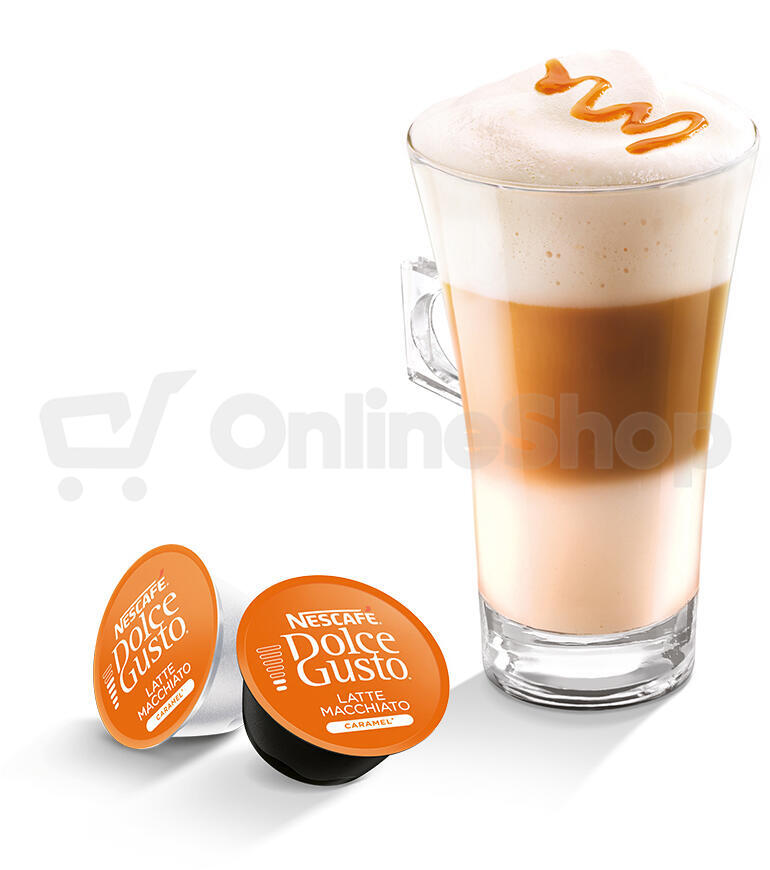 NESCAFÉ® Dolce Gusto® Latte Macchiato Caramel kávové kapsle 16 ks