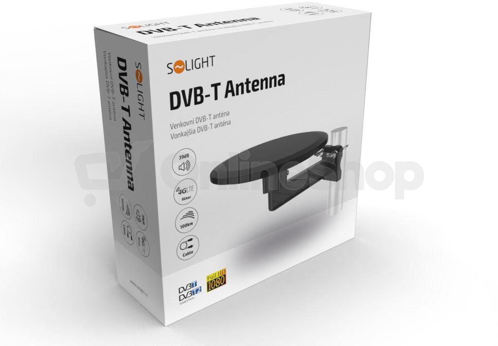 Solight venkovní anténa, DVB-T2, 49dB