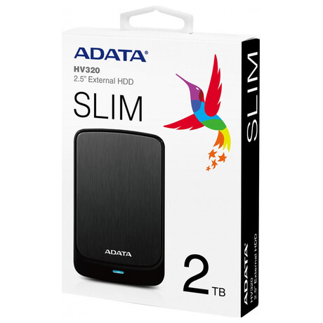 ADATA Externí HDD 2TB 2,5" USB 3.1 AHV320, černý (foto 3)