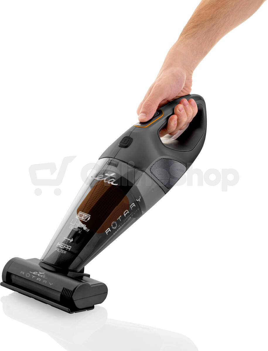 Ruční vysavač ETA Rotary 18 V 2425 90000, šedý
