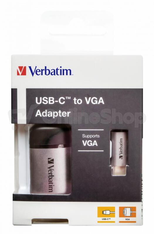 Verbatim USB-C/VGA adaptér (49145)