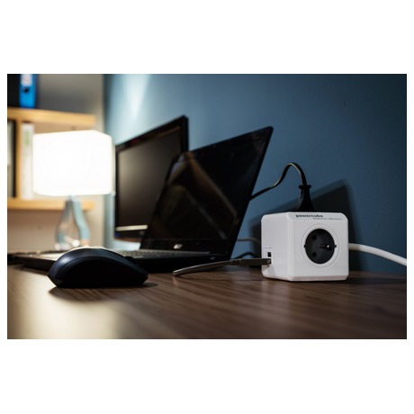 PowerCube Extended USB zásuvka šedá