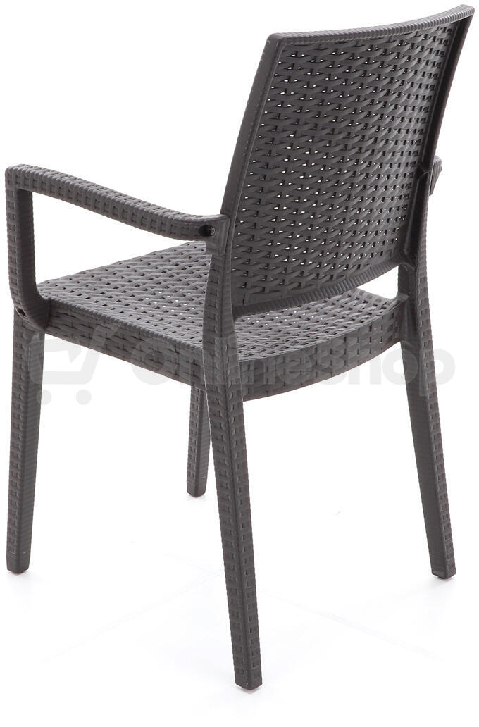 ORLANDO + SMALL TABLE cappuchino+pískové podušky Allibert