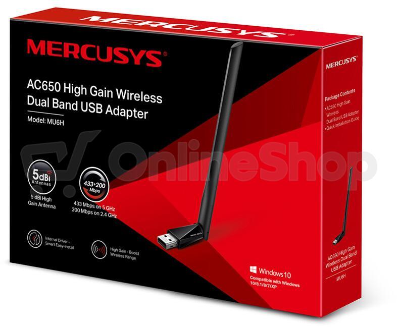 USB adaptér TP-Link MERCUSYS MU6H
