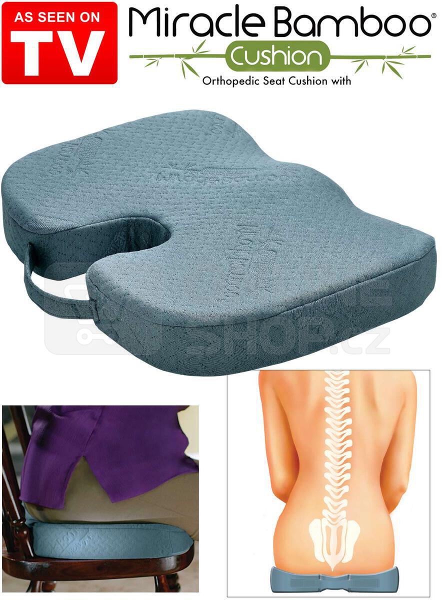 Miracle Bamboo Cushion Orthopedic Seat Cushion