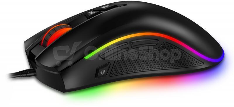 CONNECT IT NEO+ profesionální optická herní myš se softwarem, RGB podsvícení, ČERNÁ (CMO-3591-BK)