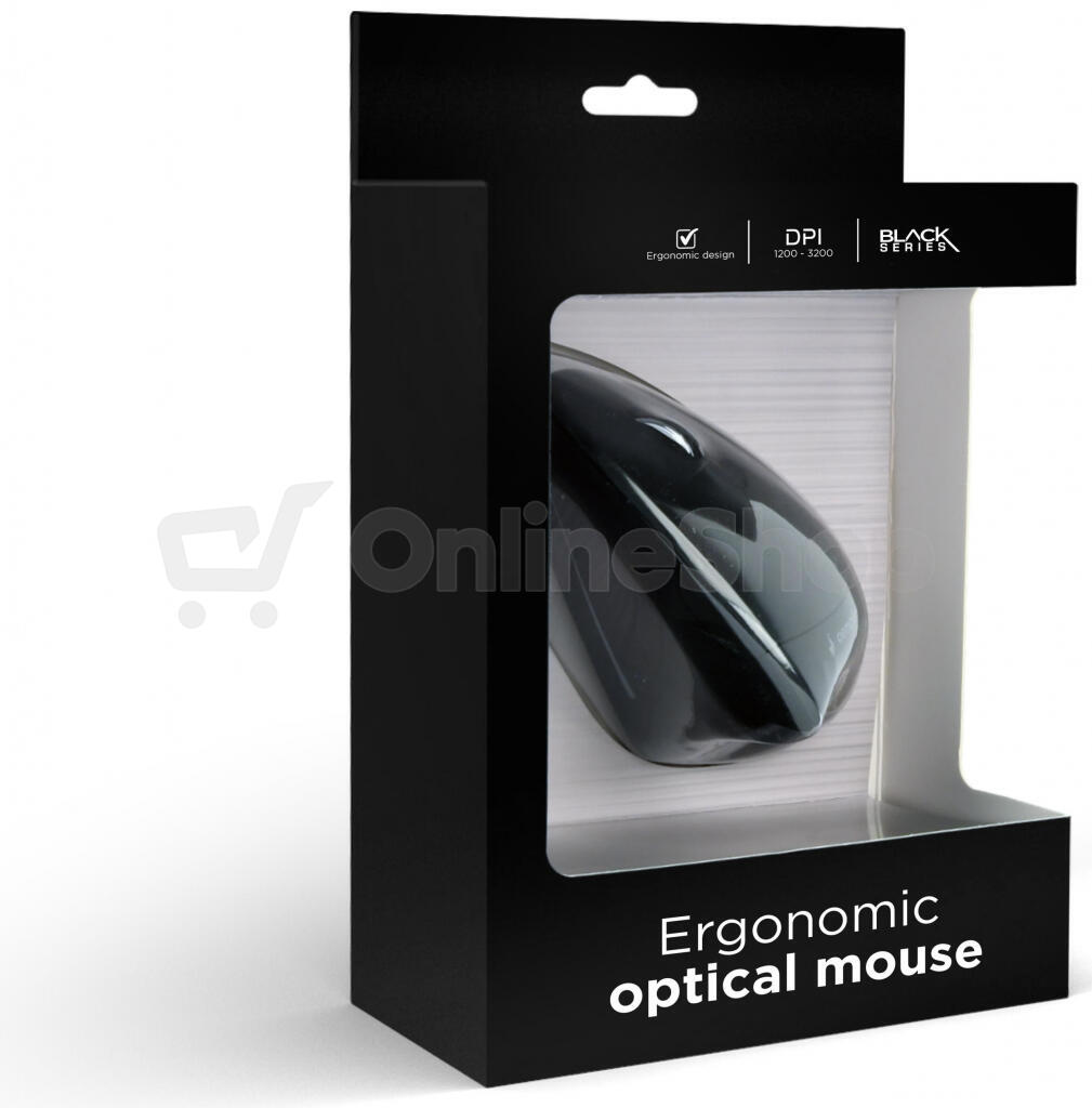 Ergonomická myš Genius MUS-ERGO-01, černá