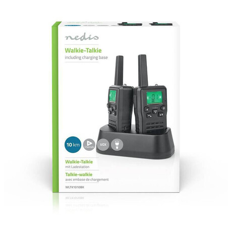 Walkie-Talkie Set NEDIS WLTK1010BK