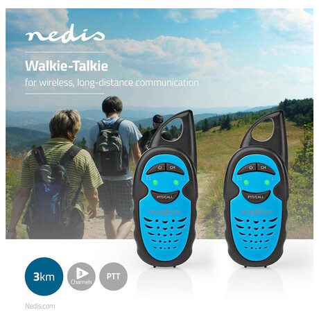 Walkie-Talkie Set NEDIS WLTK0300BU