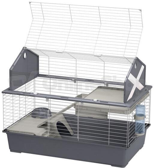 Klec pro hlodavce Ferplast BARN 100 šedá, 96x57x73cm