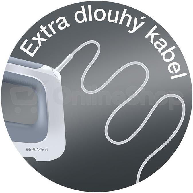 Ruční šlehač Braun MultiMix 5 HM5107WH