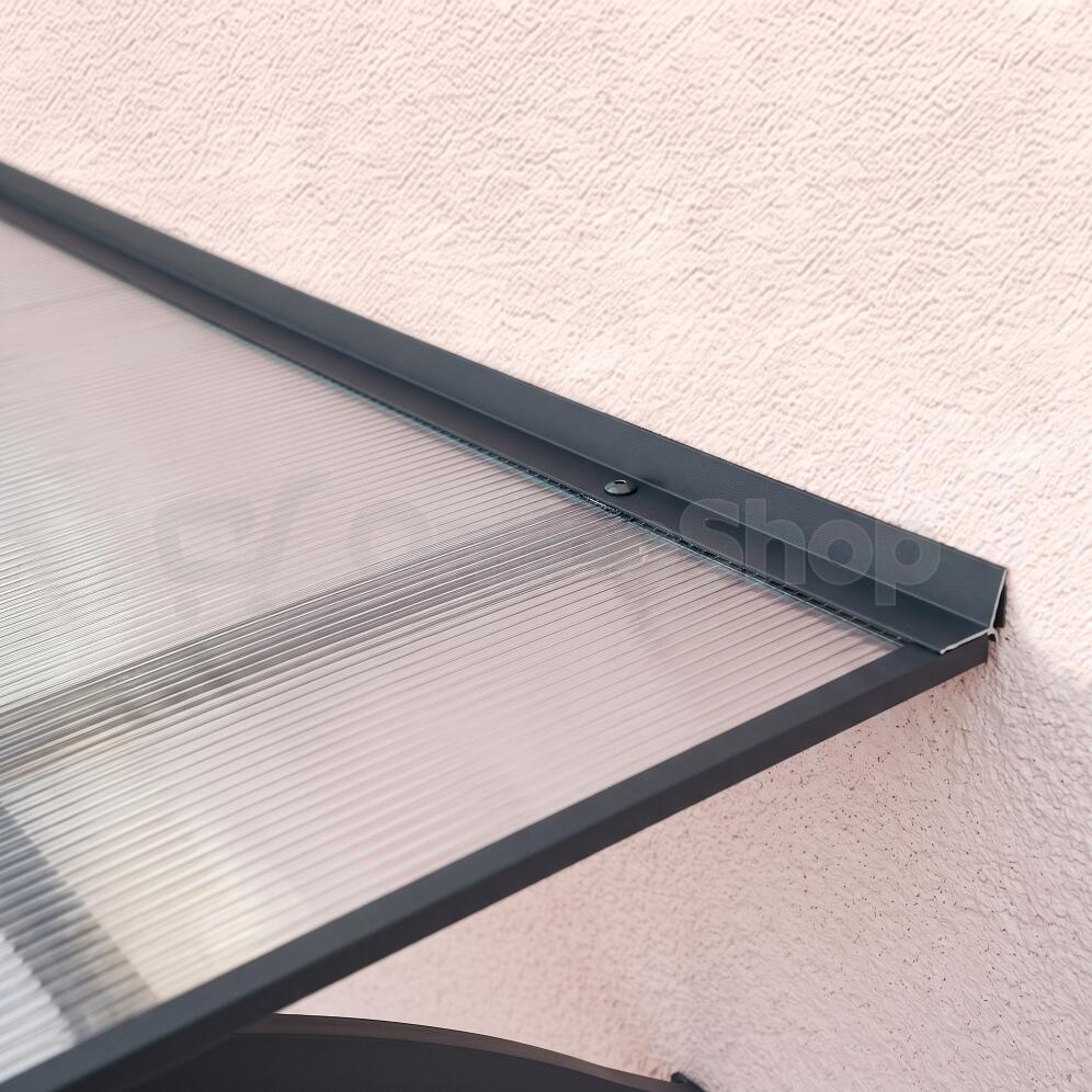 Stříška nad dveře LANITPLAST MELES 160/85, antracit LG2180