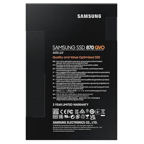 Samsung 870 QVO / 4TB / SSD / 2.5