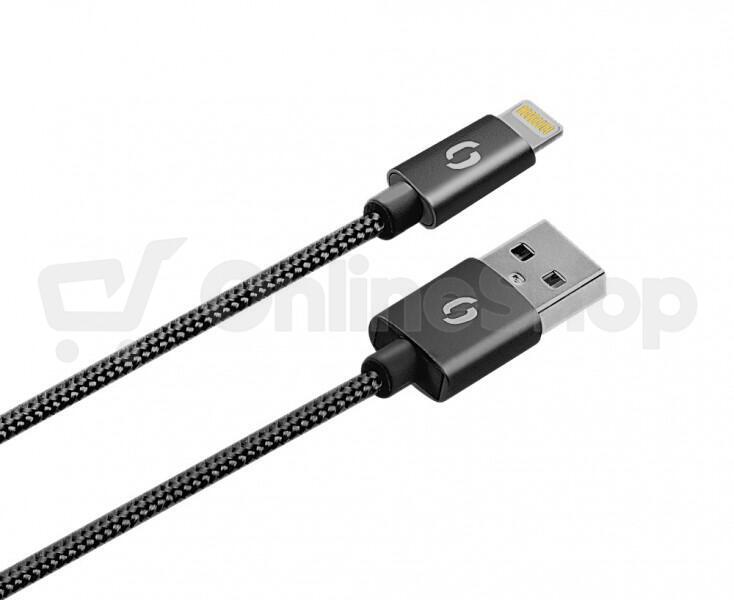 Nabíječka ALIGATOR CHS0001 3.4A, 2xUSB, smart IC, černá, USB kabel pro iPhone/iPad 2A