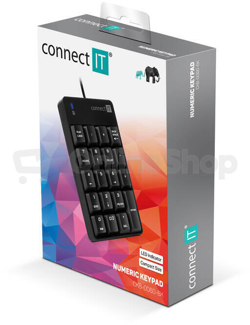Numerická klávesnice Connect IT černá (CKB-0060-BK)