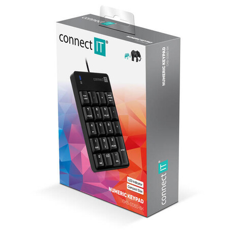 Numerická klávesnice Connect IT černá (CKB-0060-BK)