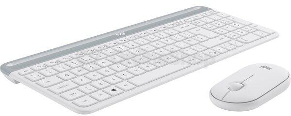 Logitech Slim Wireless Keyboard and Mouse Combo MK470 - OFFWHITE - US INT'L - INTNL (920-009205)