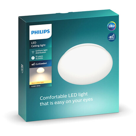 Stropn/nstnn LED svtidlo Philips Moire CL200, bl