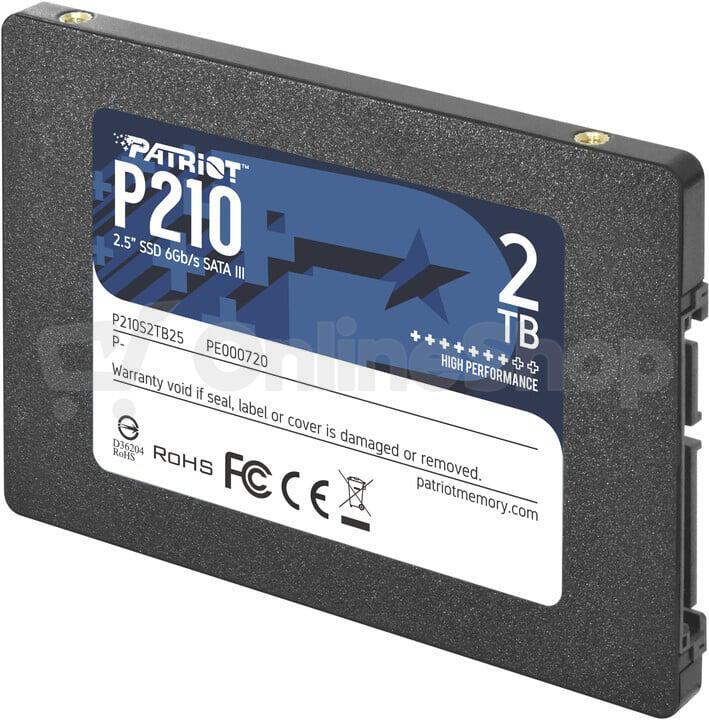 PATRIOT P210 / 2TB / SSD / 2.5" / SATA / 3R (P210S2TB25)