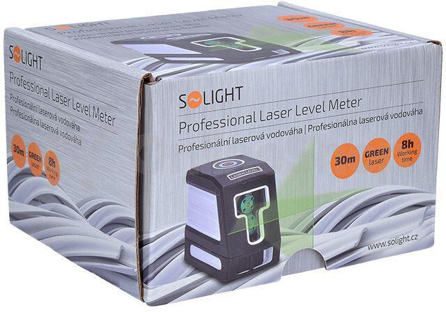 Solight profesionální laserová vodováha - zelený laser