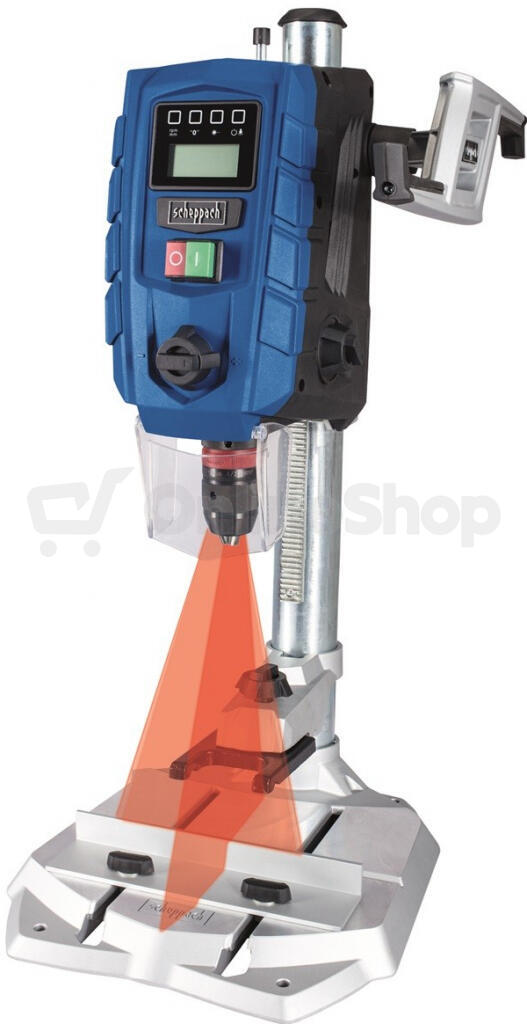 Scheppach DP 60, stojanová vrtačka s křížovým laserem a LED osvětlením