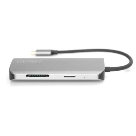 Digitus 8portov dokovac stanice USB-C, 2xUSB3.0, 1xRJ45, 2xHDMI, 1xPD, 1xMicro SD, 1xSD, ed (foto 4)