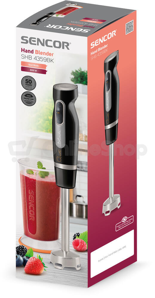 Tyčový mixér Sencor SHB 4359BK-EUE3