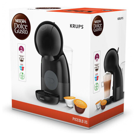 Set Kvovar Krups NESCAF Dolce Gusto KP1A3B Piccolo XS + Kvov kapsle NESCAFɮ Dolce Gusto Barista Tripack XI 48 ks