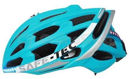 Chytrá cyklistická helma Safe-Tec TYR 2 Turquoise L (58cm - 61cm)