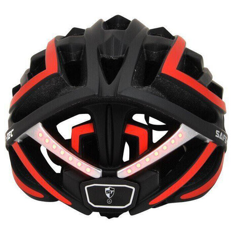 Chytr cyklistick helma Safe-Tec TYR Black Red S (53cm - 55cm)