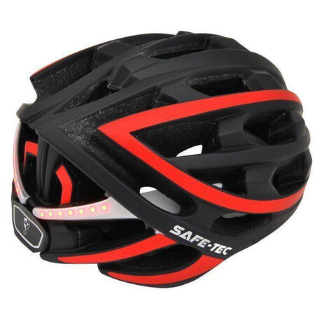 Chytr cyklistick helma Safe-Tec TYR Black Red S (53cm - 55cm)