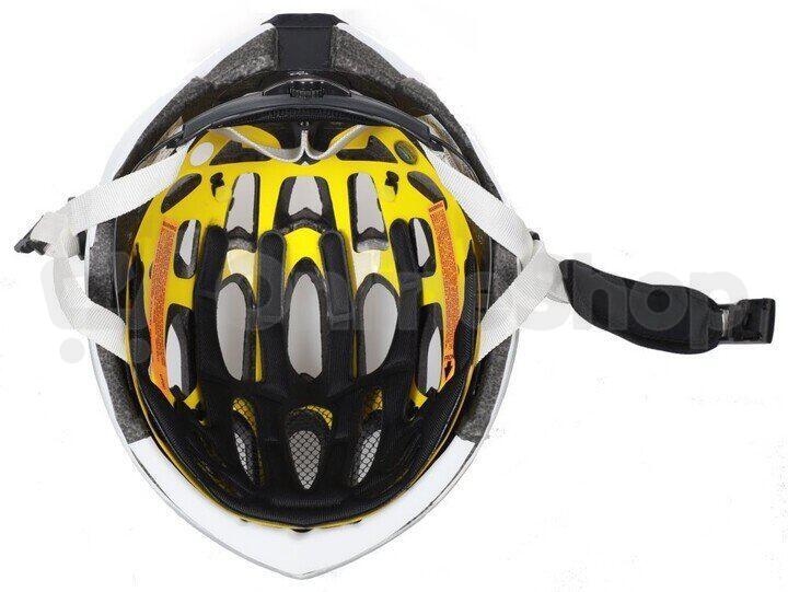 Chytrá cyklistická helma Safe-Tec TYR 3 XL 61 cm - 63 cm, bílá