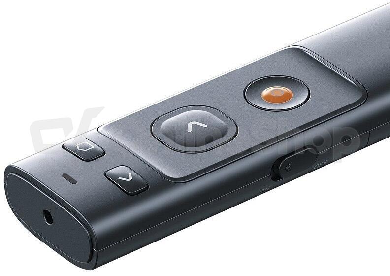Baseus Orange Dot Multifunctionale remote control for presentation, with a laser pointer