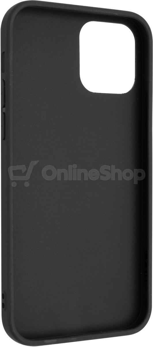 Zadní pogumovaný kryt FIXED Story pro Apple iPhone 12/12 Pro, černý