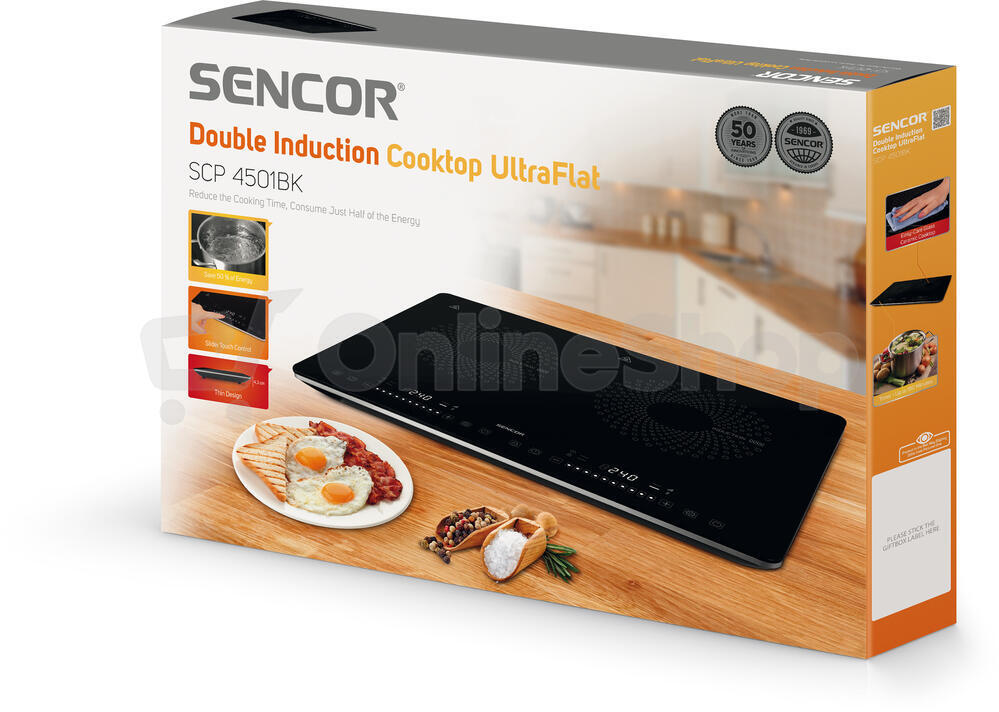 Indukční vařič Sencor SCP 4501BK