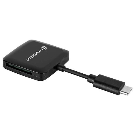 Transcend RDC3 USB-C (3.2 Gen 1) teka pamovch karet SDHC/SDXC (UHS-I)/microSDHC/microSDXC (UHS-I), ern (TS-RDC3)