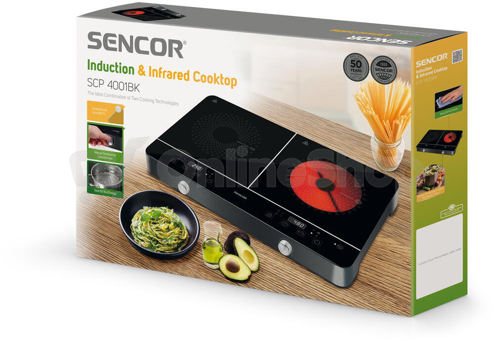Indukční vařič Sencor SCP 4001BK