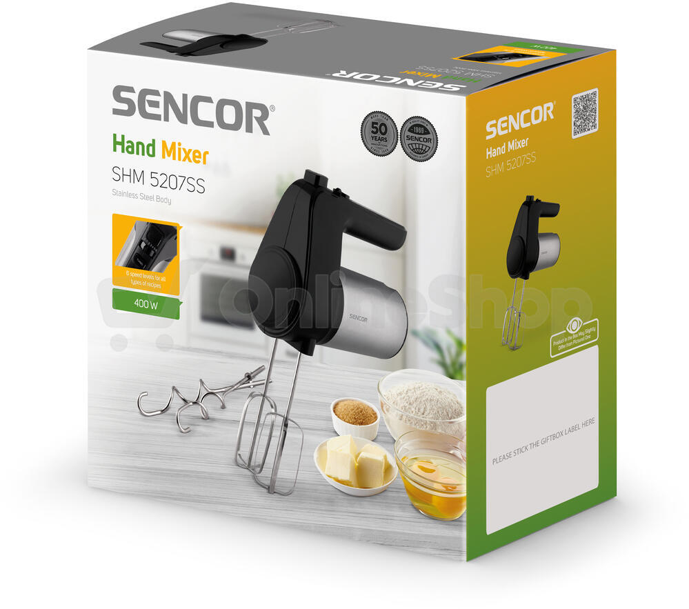 Ruční šlehač Sencor SHM 5207SS