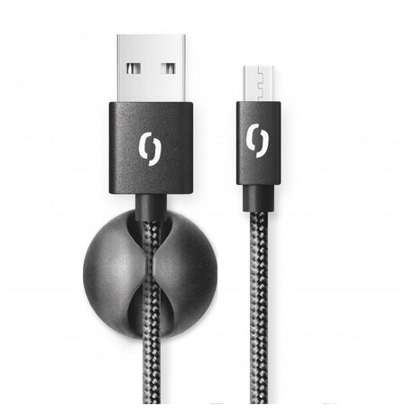 Datový kabel ALIGATOR PREMIUM 2A, Micro USB 2m černý