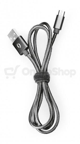 Datový kabel ALIGATOR PREMIUM 2A, Micro USB 2m černý