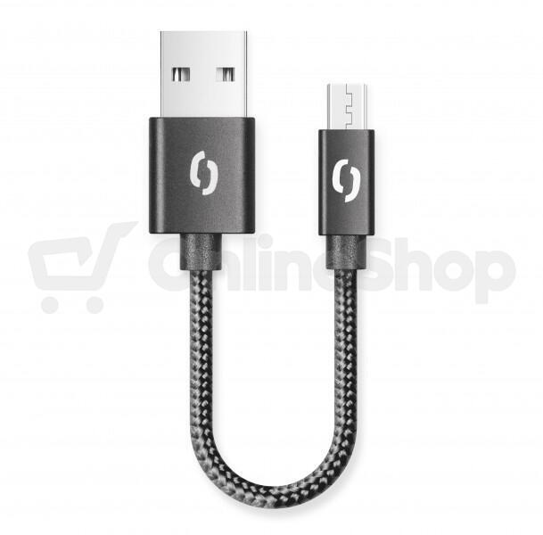 Datový kabel ALIGATOR PREMIUM 2A, Micro USB 50cm černý